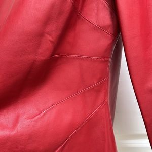 Lafayette 148 Lambskin Shirt Jacket